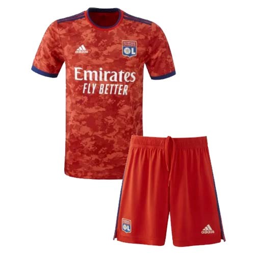 Camiseta Lyon Segunda Equipación Niño 2021/2022 Rojo